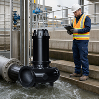 Pompa Air Limbah Submersible WQ1000-6-37 14 Inch 350mm 1000m3/jam 37KW 50HP Industri Tugas Berat untuk Drainase Banjir dan Air Limbah