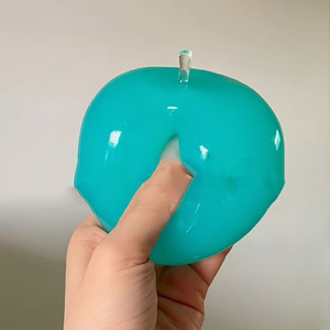 Vente en gros de maltose gelée bleu pomme Squishy jouet-doux portable soulagement du stress créatif <span class=keywords><strong>presser</strong></span> cadeau pour enfants adultes - Product Image 1