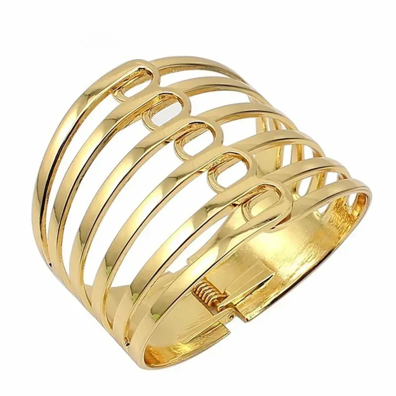 Bán buôn engagement Bangle Bands Bridal trang sức mạ 18K vàng bạc Vòng đeo tay & Bangles Hottest bán tùy chỉnh chiều rộng S