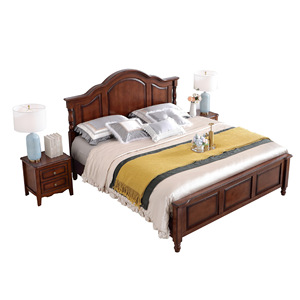 <span class=keywords><strong>Letto</strong></span> Matrimoniale Moderno in Legno Massello Stile Americano 1.8m, <span class=keywords><strong>Letto</strong></span> per <span class=keywords><strong>Camera</strong></span> <span class=keywords><strong>da</strong></span> <span class=keywords><strong>Letto</strong></span> Principale 1.5m Stile Americano 2*2.2m - Product Image 4