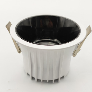 Lámpara de Techo Empotrada Comercial, sin Marco, LED para Interiores, Aluminio Negro, 4100K, AC 220V, IP20, CRI 90, Regulable, Garantía de 3 Años - Product Image 6