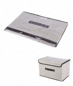 Non-woven Fabric Floor Type Storage <b>Box</b> Wholesale Folding Bedding Household Basket Five Layers 50x40x30cm Best Quality 2024 - Product Image 2