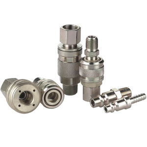 Acopladores hidráulicos KZD de 1-1/2 pulgadas con rosca BSP/NPT hembra/macho para tractores - Product Image 6