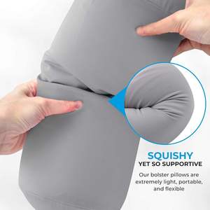 Microperle bûche rouleau oreiller Squish Tube traversin <span class=keywords><strong>coussin</strong></span> dos tête cou soutien dormir jeter rouleau voyage polystyrène oreillers - Product Image 4