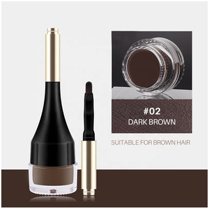 Pomada <span class=keywords><strong>de</strong></span> Cejas Semipermanente 2 en 1, Tinte <span class=keywords><strong>de</strong></span> Cejas a Prueba <span class=keywords><strong>de</strong></span> Agua, Kit <span class=keywords><strong>de</strong></span> Color con Cepillo para Cejas, Crema <span class=keywords><strong>de</strong></span> Tinte para Cejas - Product Image 1