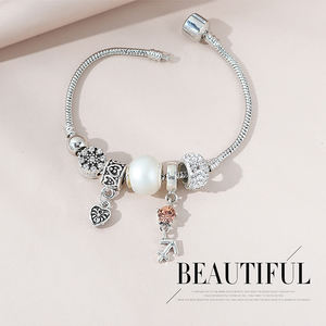 Bestseller Bling Crystal 12 Zodiac Charm Armband Shiny CZ Zircon Sagittarius Charm Armband für Paare - Product Image 4