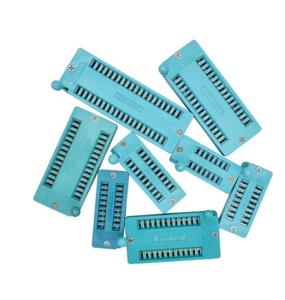 14 16 18 20 24 28 32 40 P <span class=keywords><strong>Pin</strong></span> 2.54mm màu xanh lá cây Dip phổ zif <span class=keywords><strong>IC</strong></span> ổ cắm kiểm tra hàn loại <span class=keywords><strong>IC</strong></span> Khóa ghế zif ổ cắm - Product Image 1