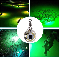 Mini lampes de pêche nocturne, leurres lumineux LED, lampe d'attraction pour poissons, lumières sous-marines IP68, lumière pour appâts de poulpe, équipement de pêche au calmar
