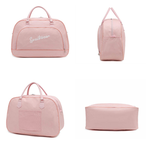 Nuevo diseño de mujer Fitness Sports Gym Bag Moda Ocio Nylon Weekender Duff con cierre de cremallera Bolso de equipaje de un hombro - Product Image 2