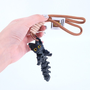 Modèle d'ornement renard mignon imprimé en 3D avec articulations multiples mobiles, beaux yeux, corde de suspension, cadeaux - Product Image 2