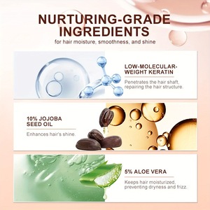 Acondicionador Capilar Sin Enjuague con Argán Orgánico, Acondicionador Capilar con Queratina, Reparación Profesional, Reductor de Enlaces Disulfuro, Hidratación con Proteínas - Product Image 3