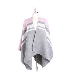 Vendita calda di alta qualità addensare grande modello di fiore <span class=keywords><strong>Cardigan</strong></span> signora di moda che viaggia caldo Poncho scialli - Product Image 6