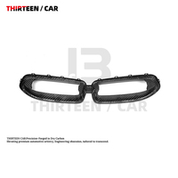Grille avant en fibre de carbone de style MP pour BMW Série 2 Coupé G42 230i M240i, accessoires extérieurs