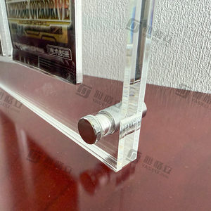 Présentoir de cartes à collectionner en acrylique personnalisé, présentoir à 9 emplacements, support de collection transparent pour TCG, vente en gros - Product Image 6