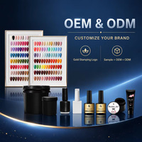 Vernis à ongles gel UV bleu HS 15ml, sans TPO ni HEMA, couleurs toutes saisons, gel à ongles durcissant aux UV, marque privée OEM ODM, vente en gros pour salons