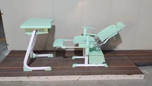 Chaises de classe à hauteur réglable en matériau écologique à cadre en fer successeur pour étudiants et écoles en stock - Product Image 5