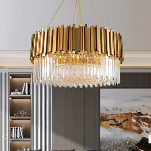 Lustres De Cristal en Cristal En Acier Inoxydable Matériel En Acier Inoxydable Moderne Plafond Bas Suspendus Globe <span class=keywords><strong>Lustre</strong></span> En Cristal - Product Image 2