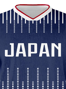 Conjunto de Uniforme de Fútbol Personalizado JY Custom <span class=keywords><strong>Japan</strong></span> con Nombre y Número para Niños y Niñas - Product Image 3