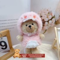 Teddy ISLAND Chasingbeauty – Poupée en peluche en polyester, tenue de fête, sous licence mondiale, pour achat en gros