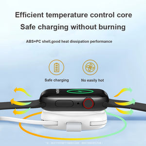 Factory Portable Handle <span class=keywords><strong>Smartwatch</strong></span> USB Type-C Dual Jack <span class=keywords><strong>Cargador</strong></span> inalámbrico magnético fuerte para <span class=keywords><strong>Apple</strong></span> Watch - Product Image 6