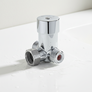 Vanne mitigeur thermostatique, vanne d'angle <span class=keywords><strong>de</strong></span> toilette en laiton, <span class=keywords><strong>robinet</strong></span> <span class=keywords><strong>de</strong></span> <span class=keywords><strong>robinet</strong></span> à énergie solaire avec <span class=keywords><strong>clapet</strong></span> anti-retour mitigeur d'eau - Product Image 5