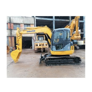 Mini-excavatrice sur chenilles hydraulique japonaise d'occasion Komatsu PC78 avec moteur Komatsu, capacité de la benne de 0,35 m³, poids opérationnel de 7,8 tonnes - Product Image 1