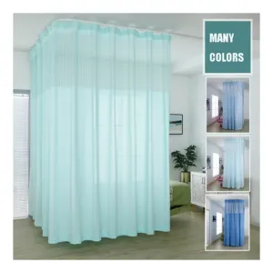 Flame Retardant Blackout Medical Curtain Partitions Used Hospital Curtains