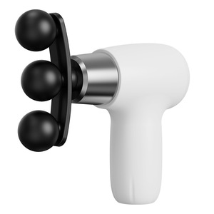 Mini pistolet de massage rechargeable avec 5 têtes de massage, moteur sans balais, 12 niveaux de vitesse, masseur pour la relaxation musculaire du corps entier - Product Image 1