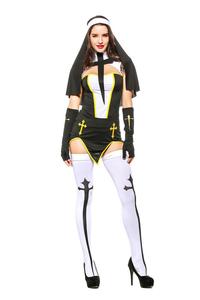 High Quality <strong>Plus</strong> <strong>Size</strong> Sexy Nun <strong>Costume</strong> for Fat <strong>Woman</strong> Fancy Dress the Nun <strong>Halloween</strong> Nun <strong>Costume</strong> - Product Image 2