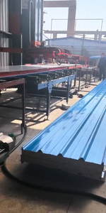 Panneaux muraux de toit sandwich ignifuges en laine de roche isolante/minérale pour revêtement mural de bâtiment préfabriqué - Product Image 3