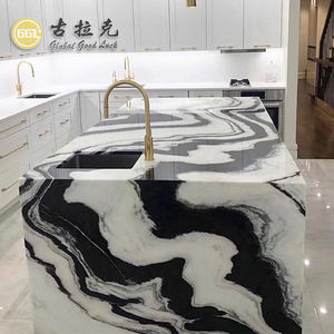 Chine panda blanc marbre livre de dalle escalier intérieur marches carreaux assortis - Product Image 3