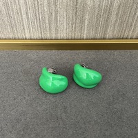 Boucles d'oreilles inspirées de sculptures, style rétro français, accessoires personnalisés en cuivre pour femmes