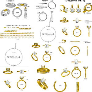 Bague de fiançailles et de mariage personnalisée en or 14K 18K avec diamant de laboratoire certifié IGI 1CT 2CT 3CT 4CT 5CT DE VS1 VVS1 pour femme - Product Image 3
