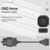 20-Pin zu OBD2 Adapterkabel für INPA K-Line Diagnose-Schnittstelle mit Autocom für Auto E39 E38 E53 Motorcode-Scanner