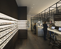 Équipement de haute qualité personnalisé en usine pour les magasins d'optique, vitrine de magasin de détail, présentoir de lunettes
