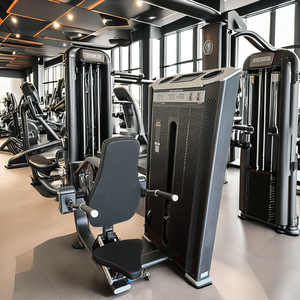 Máquina de Gimnasio para Ejercicios de Brazos con Placas de Acero, Tipo Dip Sentado, con Selección de Carga por Pin, para Entrenamiento Físico L8026A - Product Image 4