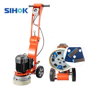 110V 220V Trọng lượng nhẹ 10inch Sàn epoxy Máy mài bê tông đánh bóng máy 250mm (SHCG-250D) - Product Image 1