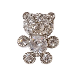 Paso Sico <span class=keywords><strong>2022</strong></span> - Joyería de Lujo con Circonitas en Forma de Oso, Diamantes de Imitación de Alta Calidad, Brillantes y Relucientes, Decoración para Uñas, Accesorios de Manicura 3D - Product Image 3