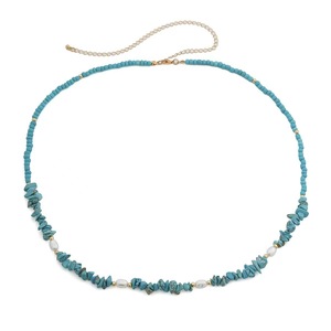 Accessorio Estivo da Spiaggia: Catena per Pancia Regolabile a Strato Singolo con Pietre Naturali Multicolore - Product Image 5