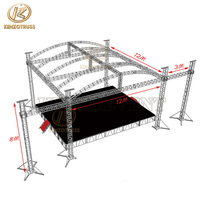 Exhibidor de techo de escenario de aluminio de concierto en venta