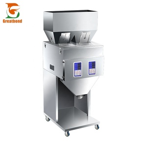 CE Bean Sachet Powder Filling Machine High Quality Double Heads Filling Machine With Foot Pedal - Product Image 6