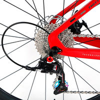Vélo de route en fibre de carbone 700C R10, léger, aérodynamique, vélo de course urbain, 22 vitesses, frein à disque hydraulique Shi Mano R2000