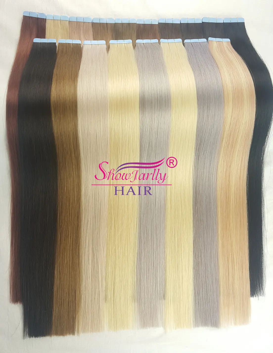 UK Best Selling Products Blonde African American tape hair extensions wholesale European virgin cuticle remy hair extensions