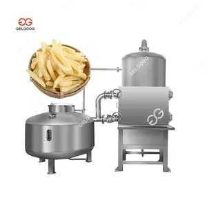 Temperature Control Non Vacuum Fry Long Potato Chips Deep Fryer Machine for Gari