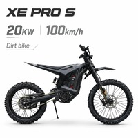 Moto tout-terrain électrique Clouded Leopard XE PRO S 20KW pour adultes, E-Moto de course, batterie lithium 72V, moteur moyeu arrière, 2024 2025 2026