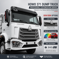 Truk Dump Berat Howo 6x4 Baru 351-450hp Euro 2 Diesel Weichai Setir Kanan Dijual