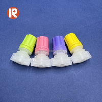 Couleurs personnalisables, écologiques, durables, réutilisables, étanches, légères, bec et bouchon en PE de qualité alimentaire de 5 mm pour sachet cosmétique