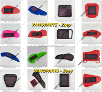 WANOU NMAX 155 2020 NOUVEAU NVX155 2020 V2 AEROX Filtre à air de moto en TPE coloré à haut débit