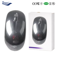 Souris ergonomique USB Mini 1000DPI sans fil à 3 boutons pour ordinateur