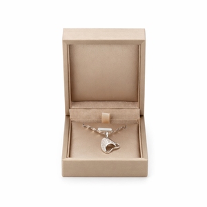 Branded Jewelry Set <b>Box</b> Luxury Custom Leatherette Jewelry <b>Box</b> Suede Insert Embossing Custom Logo Brand Positioning Packaging - Product Image 5